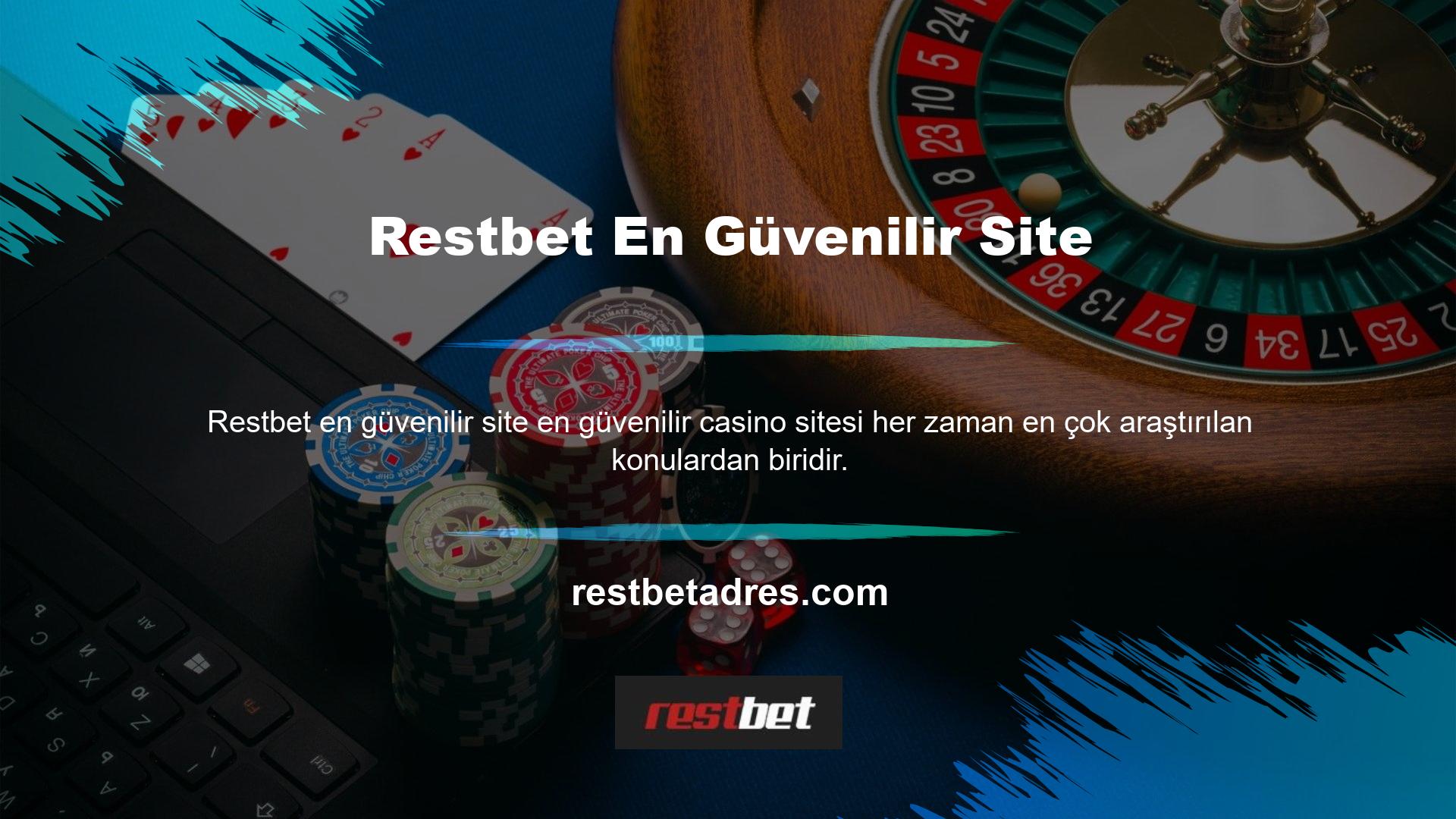 Casino tutkunlarının çevrimiçi pazarda çeşitli casino siteleri bulunmaktadır