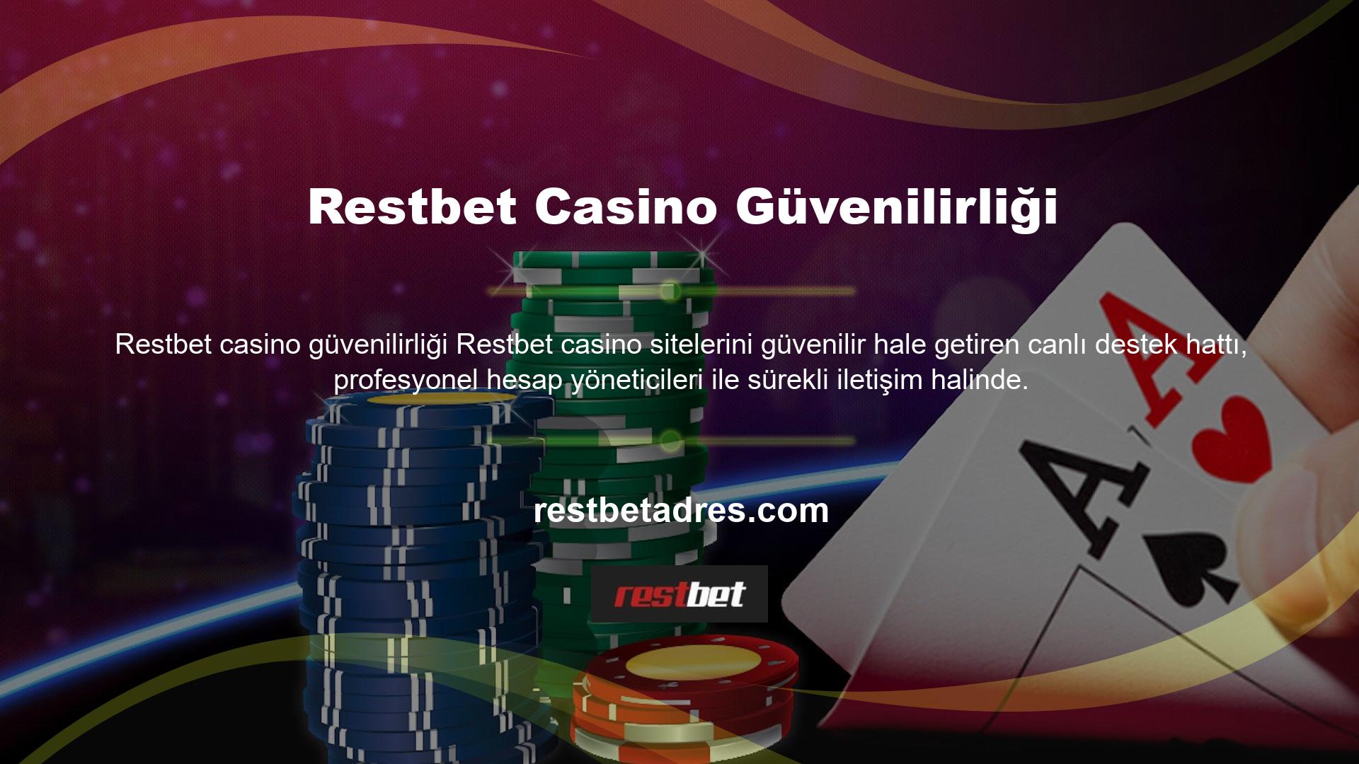 Restbet rakipsiz oranlar ve aralarından seçim yapabileceğiniz çok çeşitli seçenekler bulabileceğiniz bahis ve casino oyunları için bir yerdir